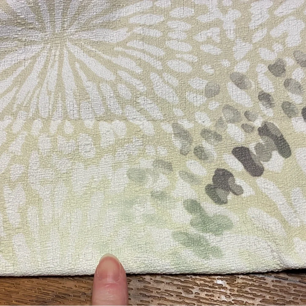 Floral Patterned Curtains 36.5” W x 82” L